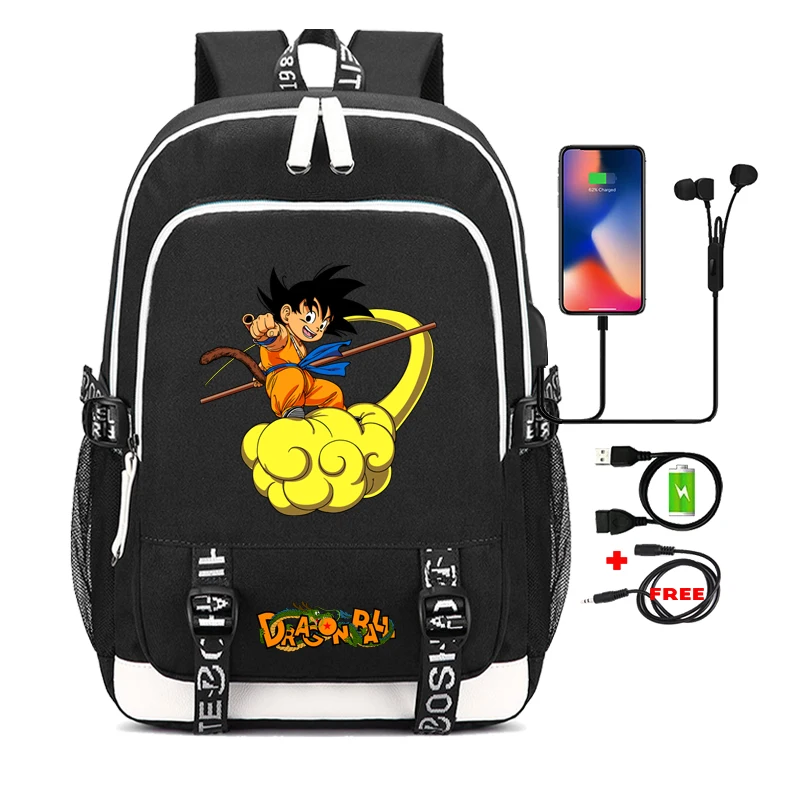 Bandai Anime Dragon Ball Backpack Goku Teen Boys Back To School Backpack Student Schoolbag Men Leisure Usb Travel Bags Unisex 
Bandai Anime Dragon Ball Backpack Goku Teen Boys Back To School Backpack Student Schoolbag Men Leisure Usb Travel Bags Unisex