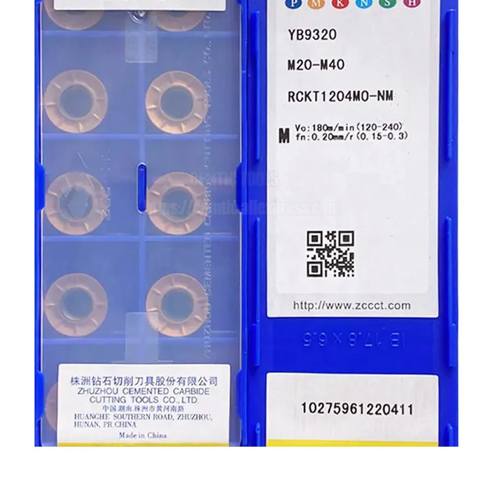 ZCC 10pcs/lots YBG212 RCKT1204MO-NM YB9320 RCKT1204MO NM CnC Carbide Turning Inserts
ZCC 10pcs/lots YBG212 RCKT1204MO-NM YB9320 RCKT1204MO NM CnC Carbide Turning Inserts