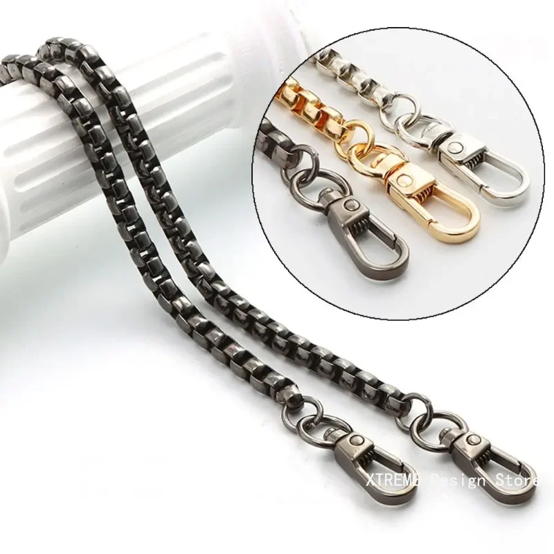 Металлические цепочки для сумок, 100 см/120 см
Металлические цепочки для сумок, 100 см/120 см