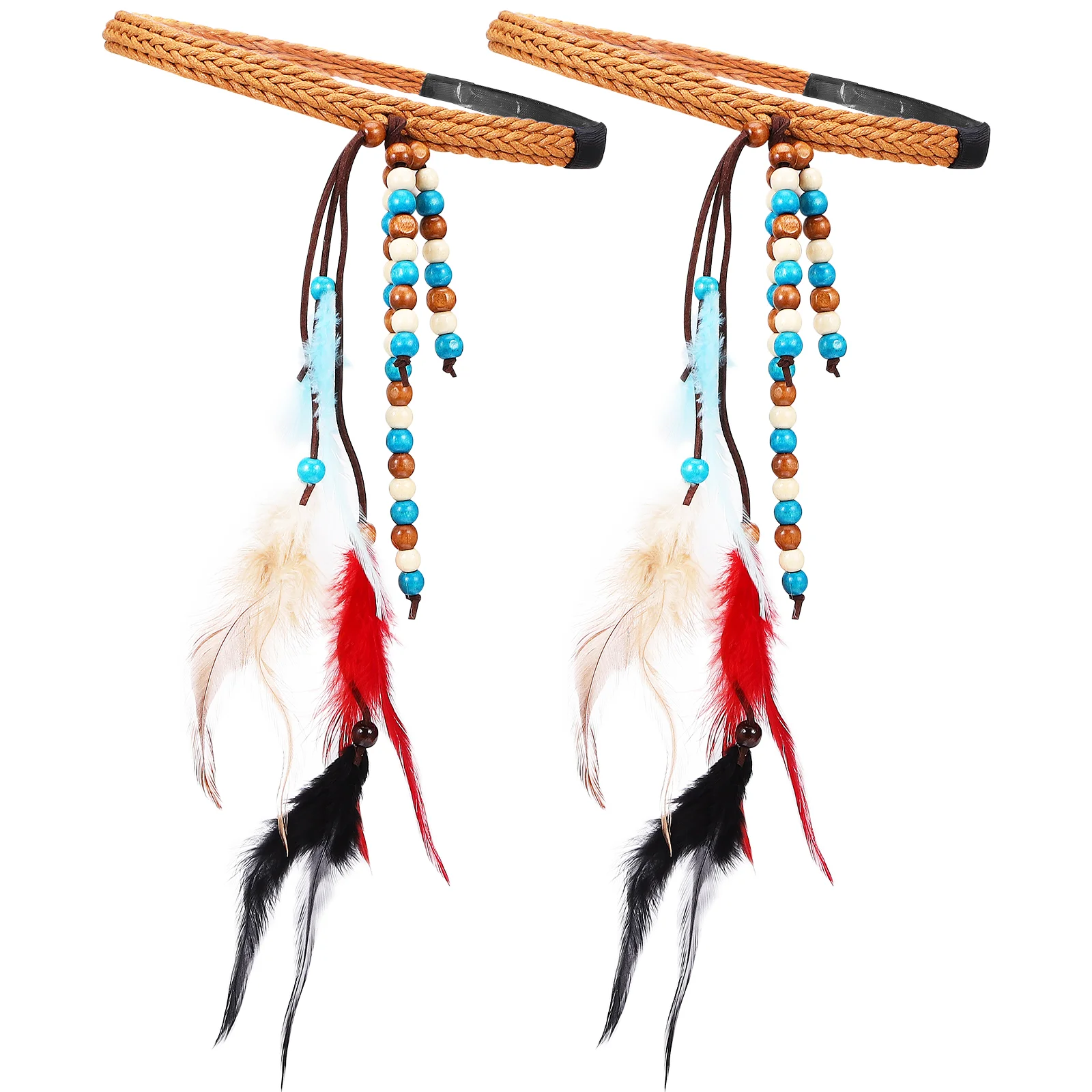 2 Pcs Headband Braided Feather 2pcs (red Coffee/color Long ) Women Cosplay Hair Accessories Plume Tassel Hairband Miss
2 Pcs Headband Braided Feather 2pcs (red Coffee/color Long ) Women Cosplay Hair Accessories Plume Tassel Hairband Miss
