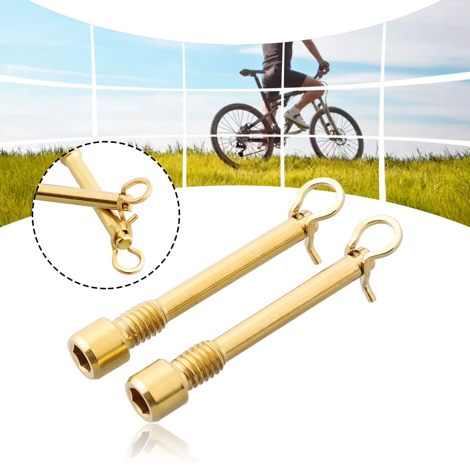 M4 Titanium Alloy Bicycle Brake Pad Bolt Hydraulic Disc Caliper Screw With Latch And Circlip Mountain Road Bike Accessories
M4 Titanium Alloy Bicycle Brake Pad Bolt Hydraulic Disc Caliper Screw With Latch And Circlip Mountain Road Bike Accessories