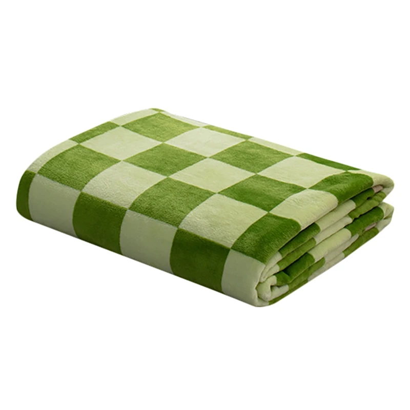 

Ретро Шахматное фланелевое одеяло, одеяло для сна, толстые зимние фланелевые теплые мягкие одеяла, всесезонное одеяло
