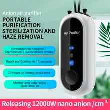 Mini Air Purifier USB Personal Wearable Hanging Necklace Car Oxygen Bar Negative Ion Air Freshener Low Noise No Radiation Deodor
Mini Air Purifier USB Personal Wearable Hanging Necklace Car Oxygen Bar Negative Ion Air Freshener Low Noise No Radiation Deodor