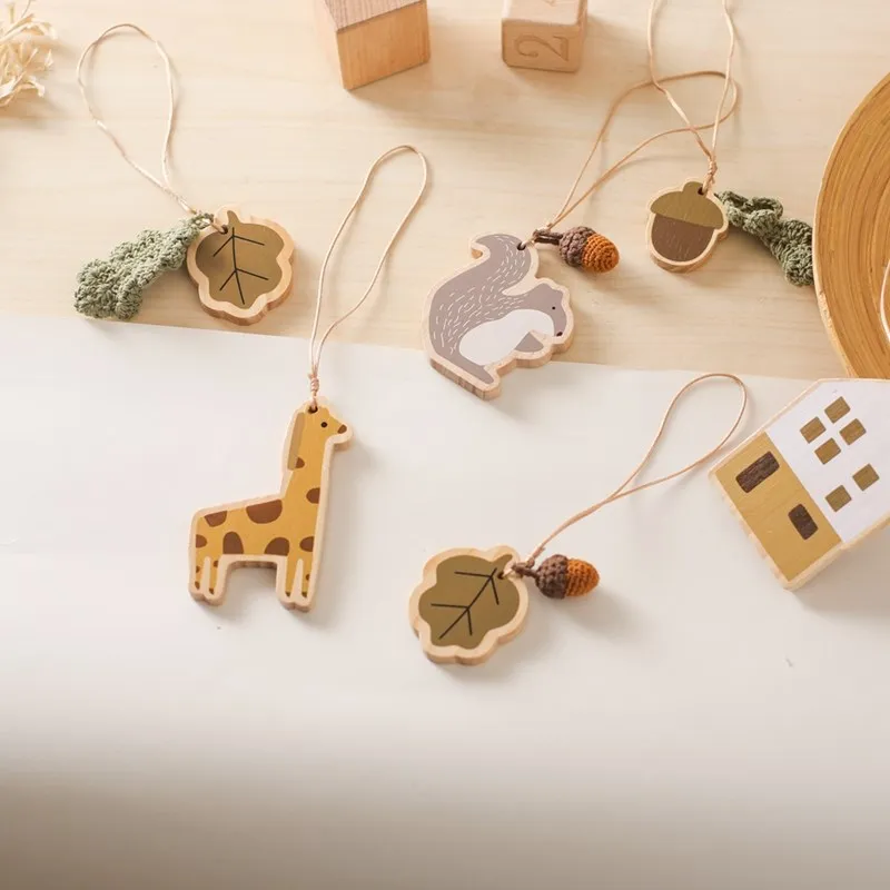 Wooden Baby Gym Pendant Toys - Sensory Mobile Set 12 S4505c6352c024f6e8b3d4381205e5edcC
