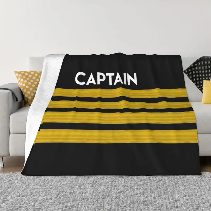Captain Stripes Epaulettes Blanket Fleece Flannel Aviation Airplane Pilot Throw Blankets for Bedroom Sofa Office Spring Autumn
Captain Stripes Epaulettes Blanket Fleece Flannel Aviation Airplane Pilot Throw Blankets for Bedroom Sofa Office Spring Autumn