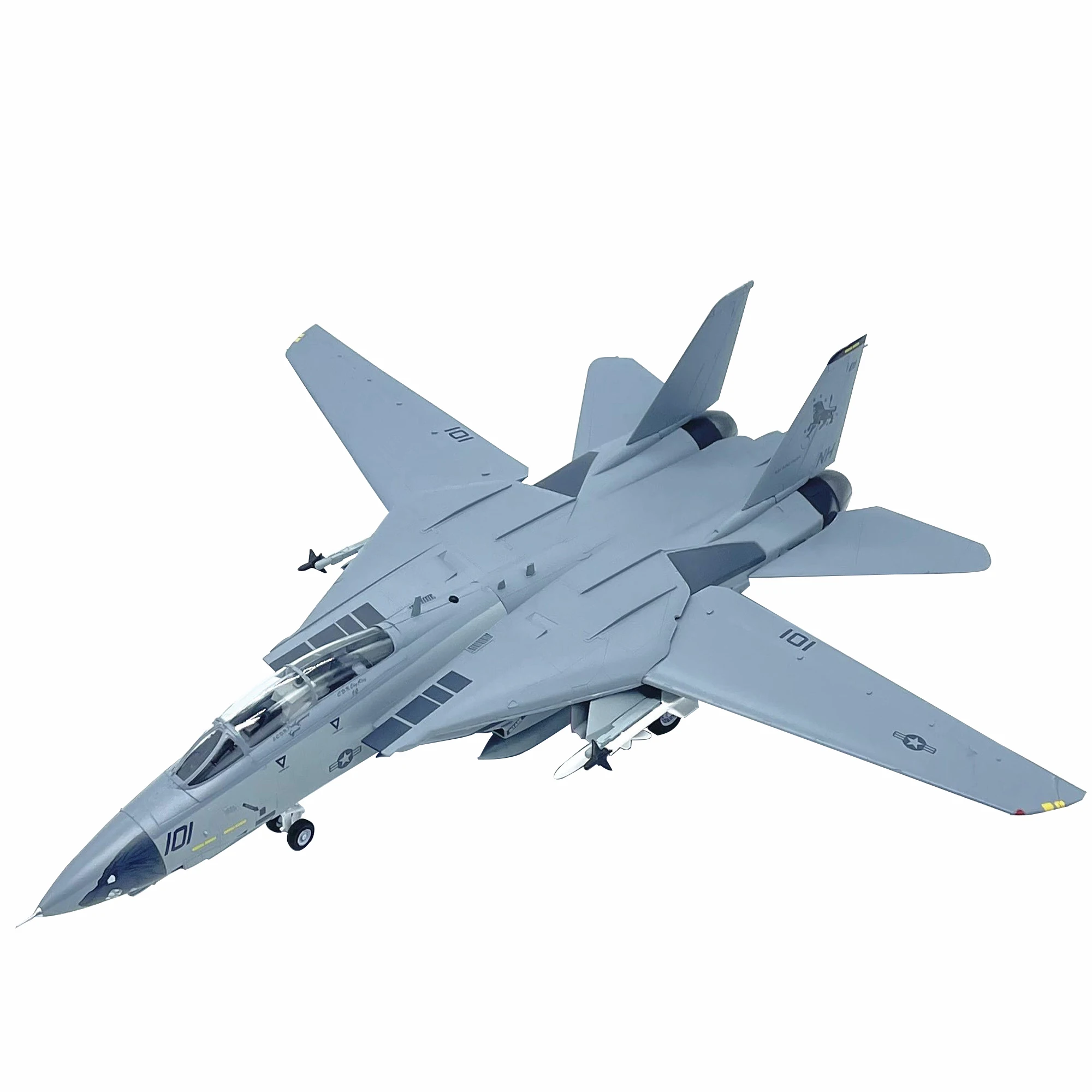 

1: 72 Scale American F-14D VF-213 Black Lion Squadron F14 Fighter Plastic Simulation Aircraft Model Men's Gift