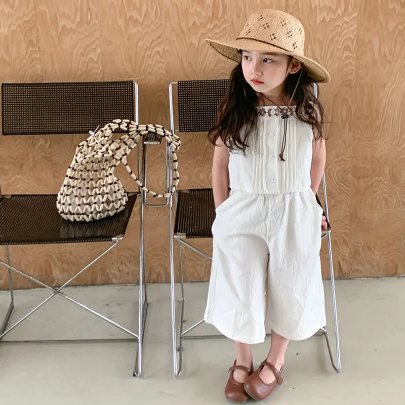 Summer European American Style Children Clothes Kids Clothes Suit Sleeveless Cotton Embroidered Vest+Pants Baby Girls Clothing
Summer European American Style Children Clothes Kids Clothes Suit Sleeveless Cotton Embroidered Vest+Pants Baby Girls Clothing