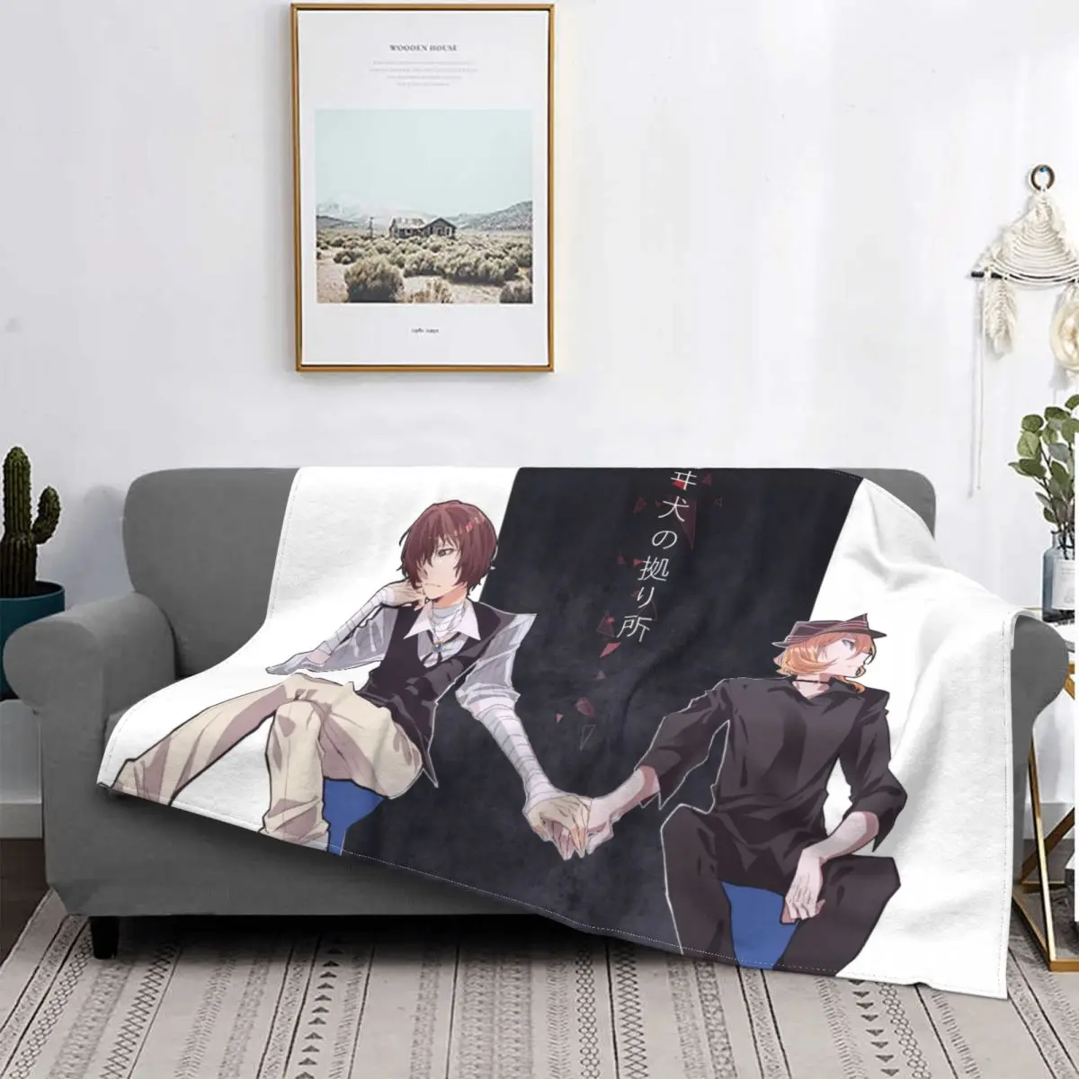Osamu Dazai Chuuya Nakahara Plush Blankets Bungou Stray Dogs Anime Vintage Throw Blankets for Home Hotel Sofa Rug Piece
Osamu Dazai Chuuya Nakahara Plush Blankets Bungou Stray Dogs Anime Vintage Throw Blankets for Home Hotel Sofa Rug Piece