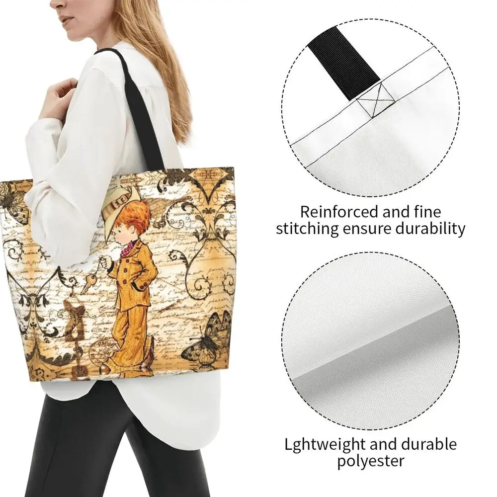 Custom Kawaii Sarah Kay Shopping Canvas Bags Women Portable Large Capacity Groceries Girl Roses And Watering Tote Shopper Bags 39 S450b8fc74f024152ba63e7727313adc6B