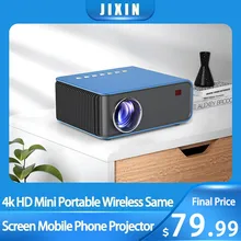 4k HD Mini Portable Wireless Same Screen Mobile Phone Projector LED 1024*600P Home Mobile Projection Screen Bedroom Dormitory
4k HD Mini Portable Wireless Same Screen Mobile Phone Projector LED 1024*600P Home Mobile Projection Screen Bedroom Dormitory