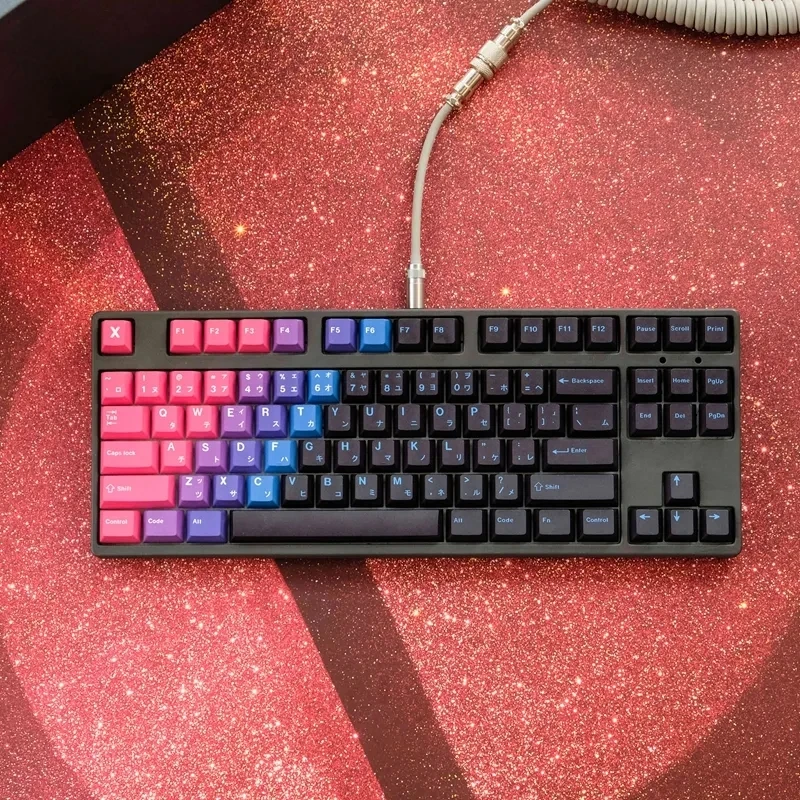 129 Keys GMK Dreams Gradient Keycaps Cherry Profile PBT Dye Sublimation Mechanical Keyboard Keycap For MX Switch 61/64/68/75/84
129 Keys GMK Dreams Gradient Keycaps Cherry Profile PBT Dye Sublimation Mechanical Keyboard Keycap For MX Switch 61/64/68/75/84