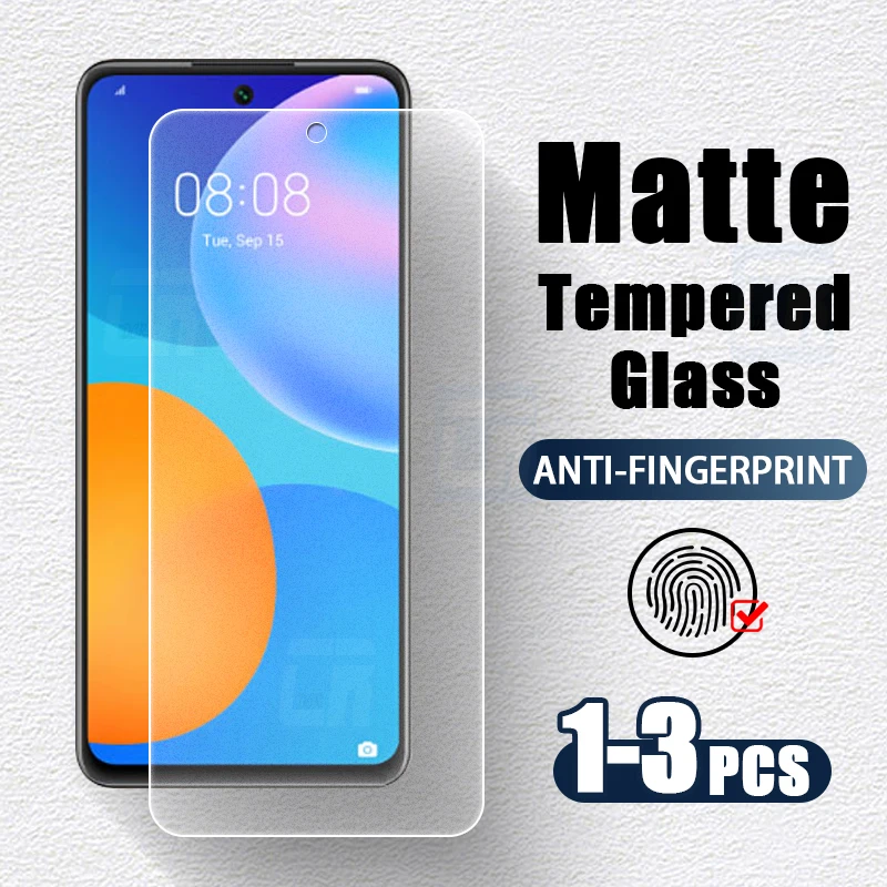 

1-3Pcs Matte Glass Screen Protectors For Huawei P Smart 2021 Y9A Y9S Y7A Y8P Y8S P50 P40 P30 Mate 60 50 20 Lite Protection Film