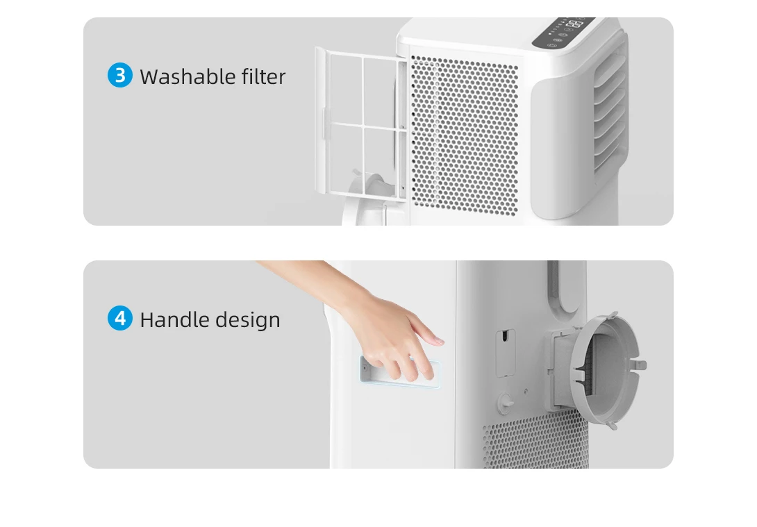 8000 BTU Portable Cooling Heating Mobile AC Hotel Room Air Conditioner for Household 8000 BTU Portable Cooling Heating Mobile AC Hotel Room Air Conditioner for Household