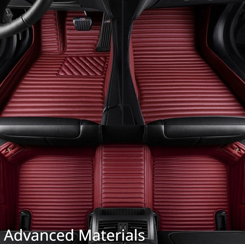

Полосатый автомобильный напольный коврик из искусственной кожи под заказ для BMW 5 серии F10 2010-2016 года подробности интерьера автомобильные аксессуары ковер
