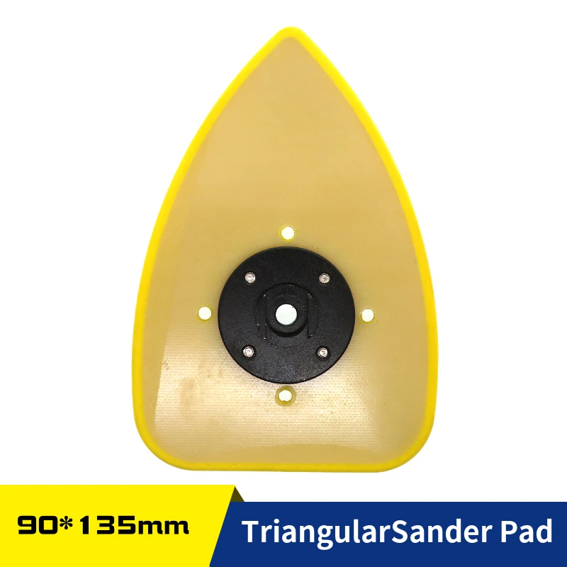 Sanding Pad 90x135mm Triangular Universal Sander Disc, Backing Plate Hook Loop Sander Grinder Accessory for Grinding& Polishing
Sanding Pad 90x135mm Triangular Universal Sander Disc, Backing Plate Hook Loop Sander Grinder Accessory for Grinding& Polishing
