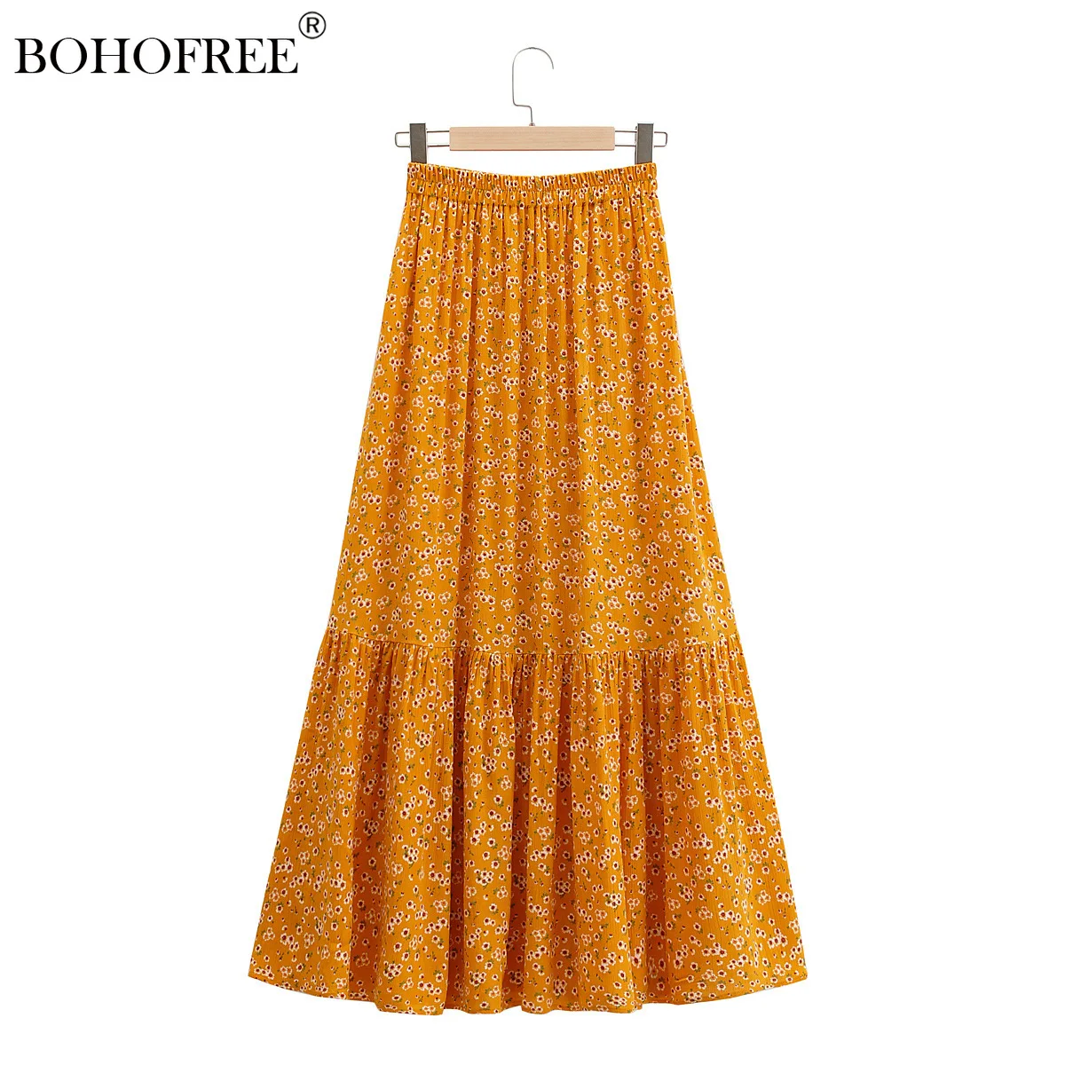 Vintage Yellow Daisy Print Skirts Elastic Waist Women Skirts A Line Hippie Maxi Saia Boho Fadal Mujer Casual Beach Rayon Skirt
Vintage Yellow Daisy Print Skirts Elastic Waist Women Skirts A Line Hippie Maxi Saia Boho Fadal Mujer Casual Beach Rayon Skirt