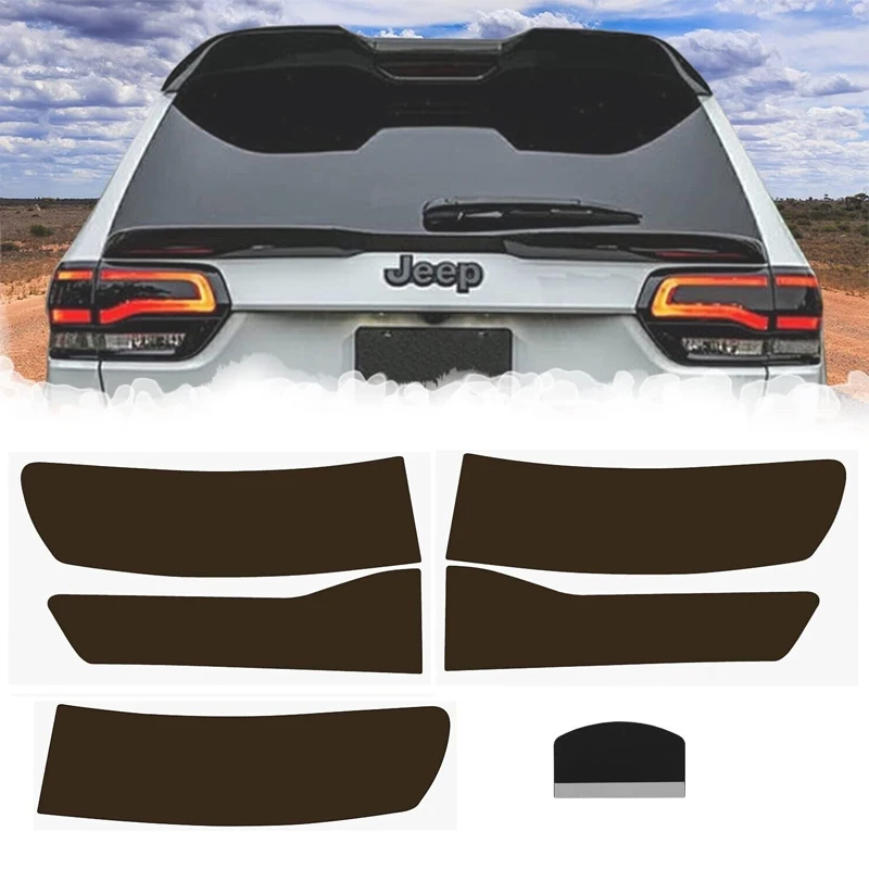 Rear Tail Light Dark Vinyl Overlay Decals Set For 2014-2021 Jeep Grand Cherokee (6 Pcs/Set )
Rear Tail Light Dark Vinyl Overlay Decals Set For 2014-2021 Jeep Grand Cherokee (6 Pcs/Set )