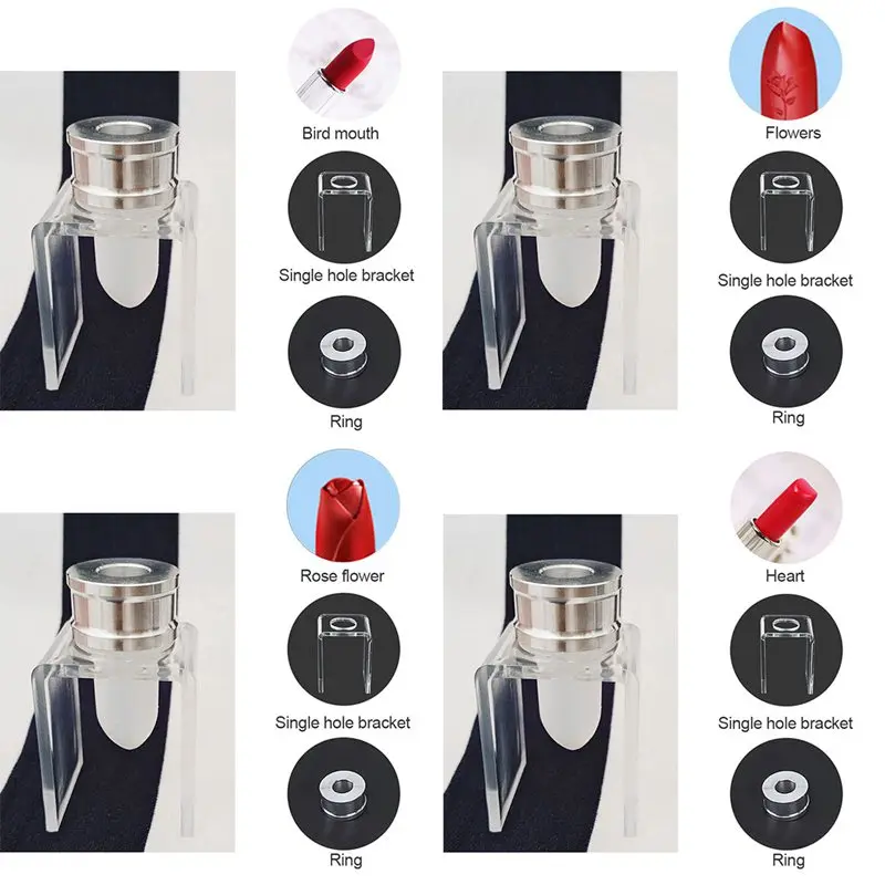 3 Piece Set DIY 12.1Mm Simple Lipstick Filling Tube Silicone Mold Aluminum Ring Single Hole Bracket Homemade Lipstick Tool Simpl
3 Piece Set DIY 12.1Mm Simple Lipstick Filling Tube Silicone Mold Aluminum Ring Single Hole Bracket Homemade Lipstick Tool Simpl