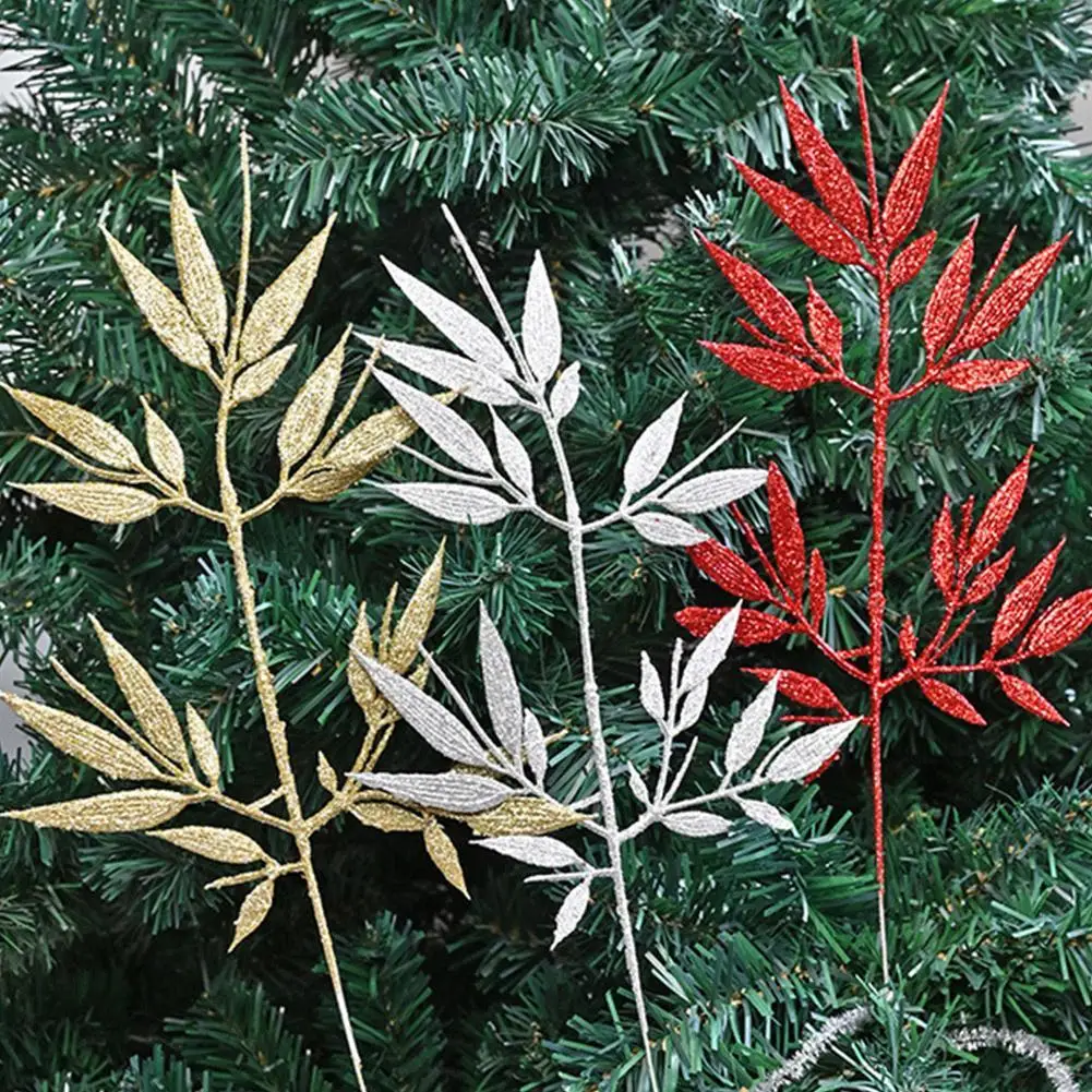 10Pcs Christmas Artificial Leaves Branches DIY Xmas Tree Ornament Decoration For Home Room Party Decors
10Pcs Christmas Artificial Leaves Branches DIY Xmas Tree Ornament Decoration For Home Room Party Decors