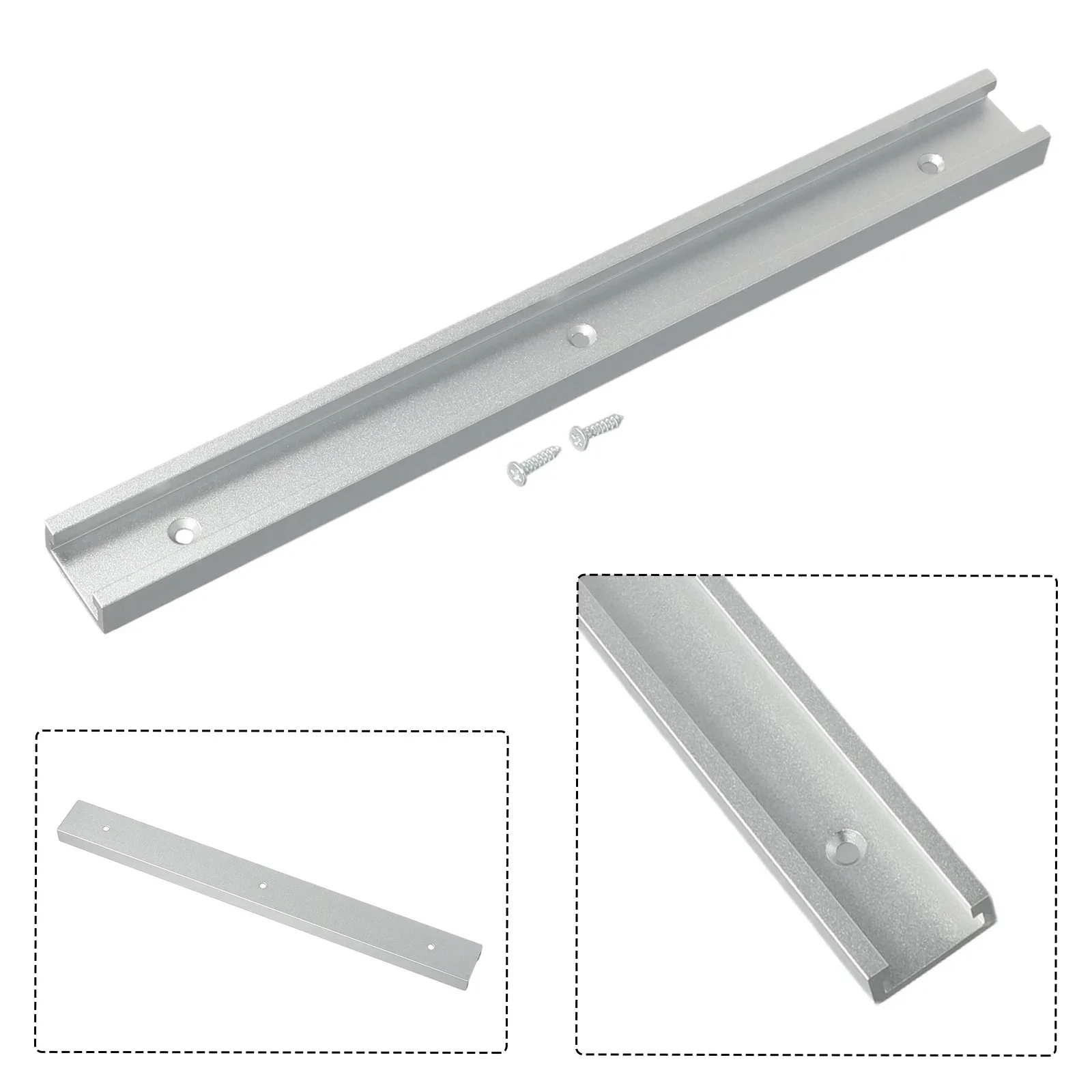 Durable Silver T Track With 30mm Width For Woodworking Bench 300 600mm Size Options Quick Acting Clamp Compatible
Durable Silver T Track With 30mm Width For Woodworking Bench 300 600mm Size Options Quick Acting Clamp Compatible
