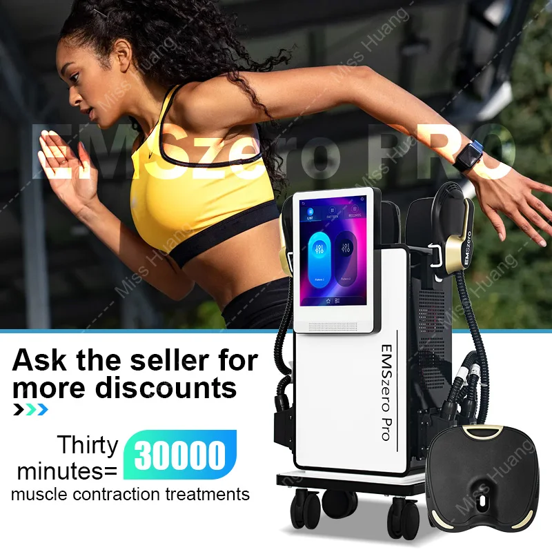 

EMSZERO EMS 6500W Hiemt Body Sculpt Machine 4 RF Handle EMS Muscle Stimulator Emszero For Salon