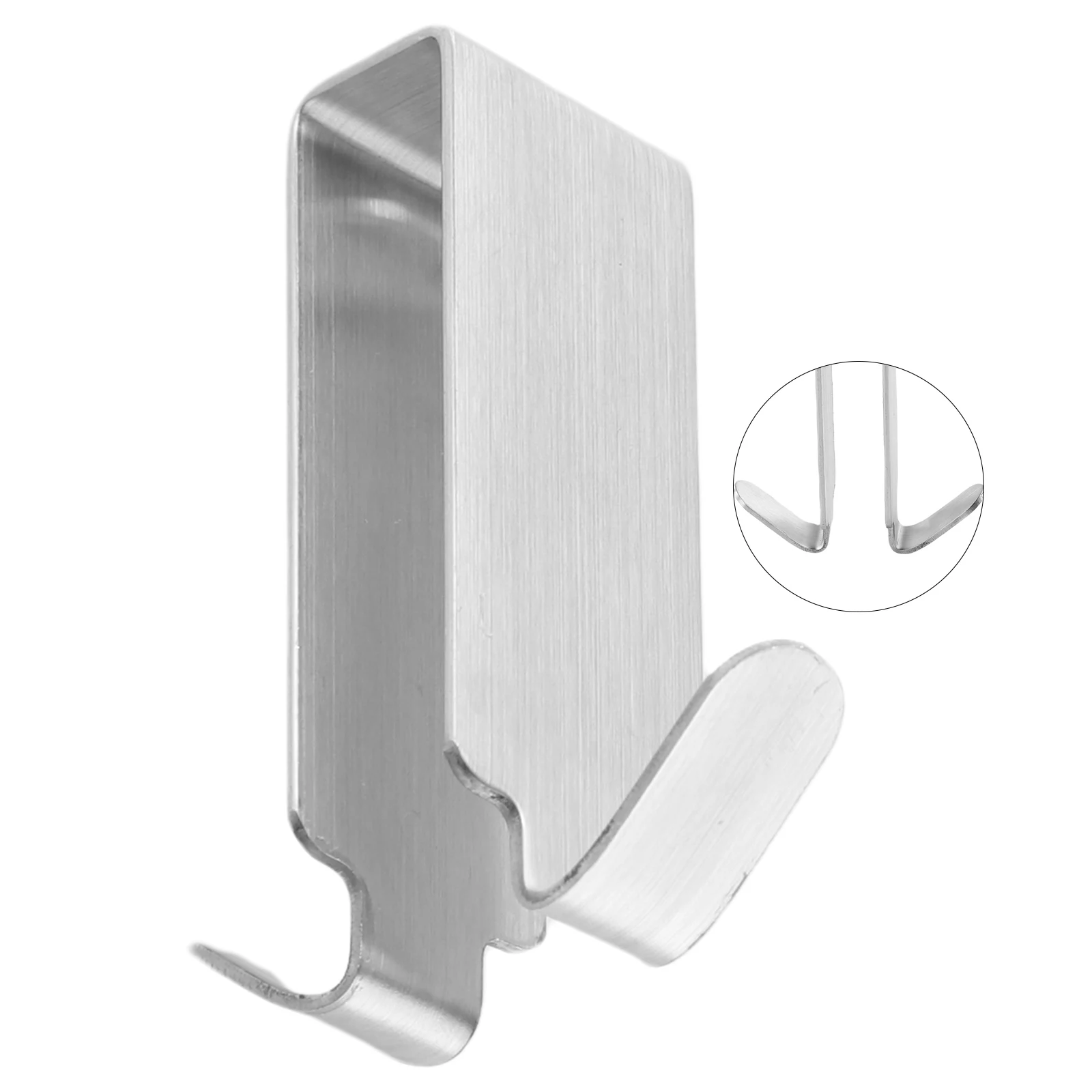 Stainless Steel Over Door Hanging Rack Double Hooks Shower Door Hook Towel Clothes Hanger Silver Bathroom Hooks(
Stainless Steel Over Door Hanging Rack Double Hooks Shower Door Hook Towel Clothes Hanger Silver Bathroom Hooks(