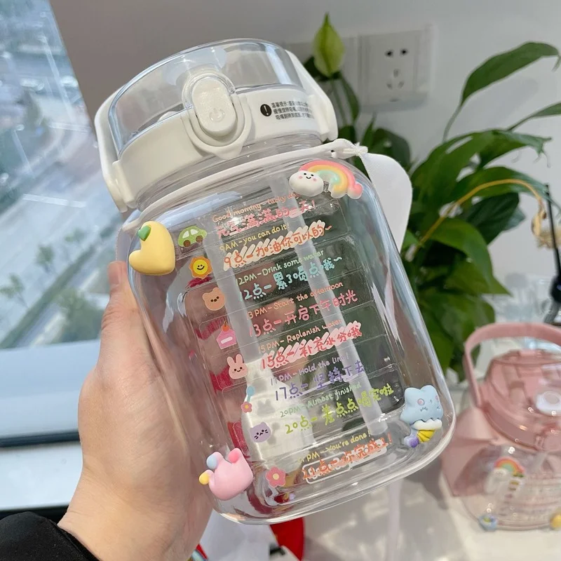 Sports Water Bottle Super Large Capacity Water Cup Female With Straw Plastic Cup Student Anti-Fall High Temperature Pot Belly
Sports Water Bottle Super Large Capacity Water Cup Female With Straw Plastic Cup Student Anti-Fall High Temperature Pot Belly