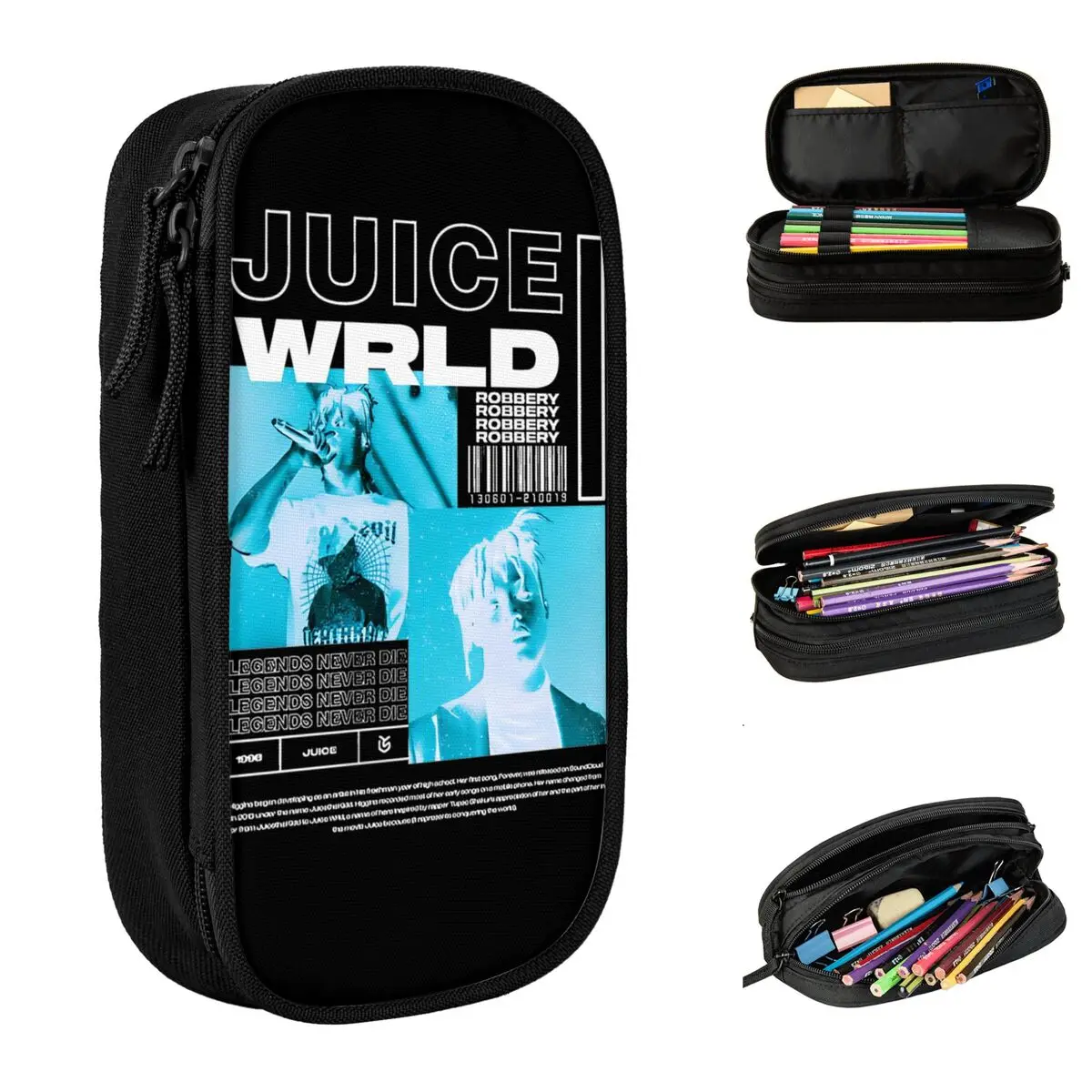 Новинка, пенал Juice Wrlds в стиле хип-хоп, рэп-певица, ранцы, коробка для ручек для студентов, большая сумка для хранения, школьные подарки
Новинка, пенал Juice Wrlds в стиле хип-хоп, рэп-певица, ранцы, коробка для ручек для студентов, большая сумка для хранения, школьные подарки