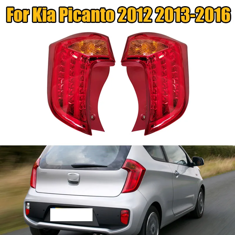 

LED Car Tail Light Stop Light Turn Signal Lamp Brake light Tail Rear Stop Brake Lamp For Kia Picanto 2012 2013 2014 2015 2016