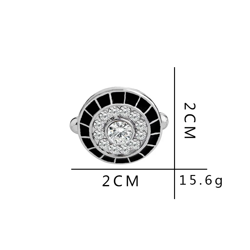 أزرار أكمام مستديرة الشكل للرجال موضة ، زوج واحد ، 2 أزرار أكمام مستديرة الشكل للرجال موضة ، زوج واحد ،