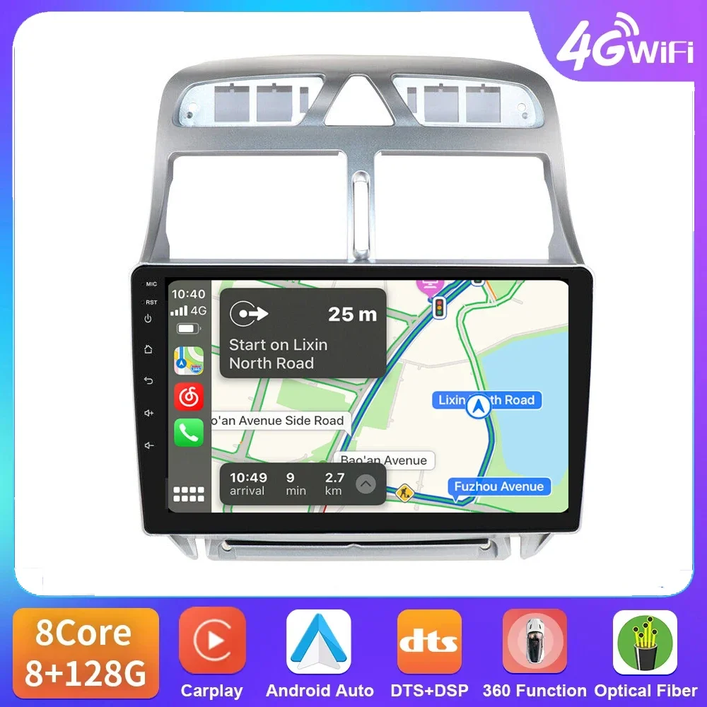 9"Inch Carplay Android 13 2 Din Car Radio Multimedia Video Player For Peugeot 307 2002-2013 Video Navigation GPS 4G+WiFi DSP
9"Inch Carplay Android 13 2 Din Car Radio Multimedia Video Player For Peugeot 307 2002-2013 Video Navigation GPS 4G+WiFi DSP