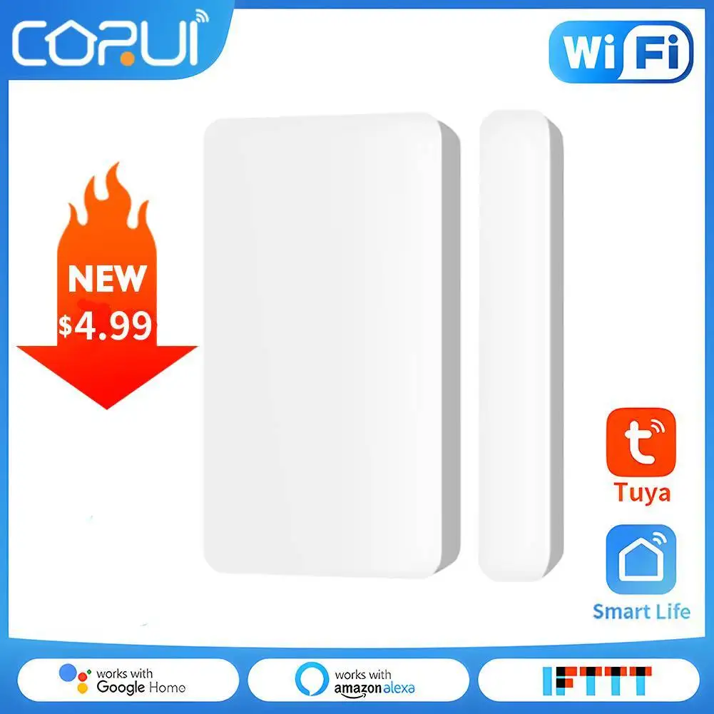 CORUI Tuya WiFi Smart Door And Window Sensor Entry Smart Home Security Alarm Warning System Casa Inteligente NAS-DS05W7
CORUI Tuya WiFi Smart Door And Window Sensor Entry Smart Home Security Alarm Warning System Casa Inteligente NAS-DS05W7