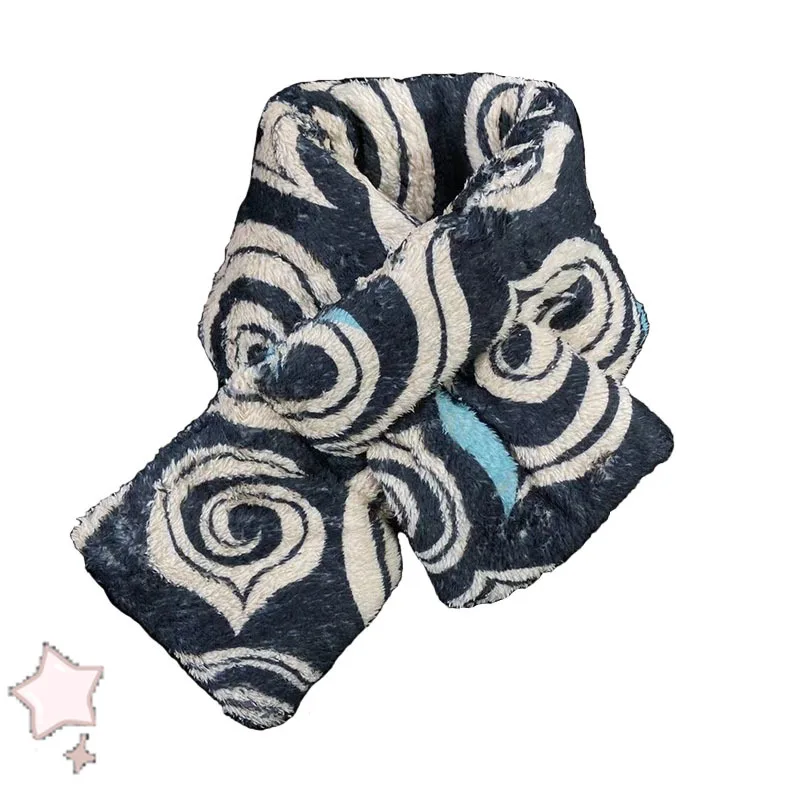 

Японская Повседневная зимняя одежда KAPITAL, плюшевый плотный шарф из ягненка для мужчин и женщин, винтажный Универсальный хлопковый шарф для пары