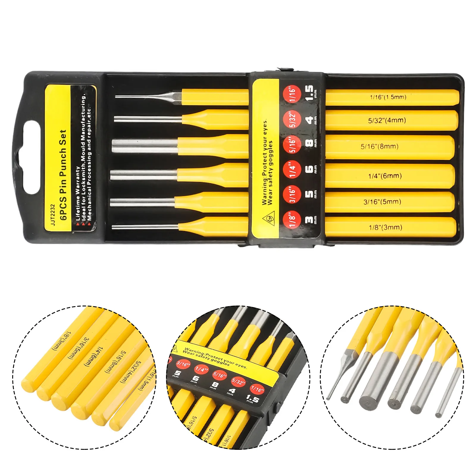 6pcs Chisel Cone Punch Cylinder Punch Center Punch Chisel Woodworking Drill Chisel Hole Cetre Punching For Pins Metal Stone
6pcs Chisel Cone Punch Cylinder Punch Center Punch Chisel Woodworking Drill Chisel Hole Cetre Punching For Pins Metal Stone