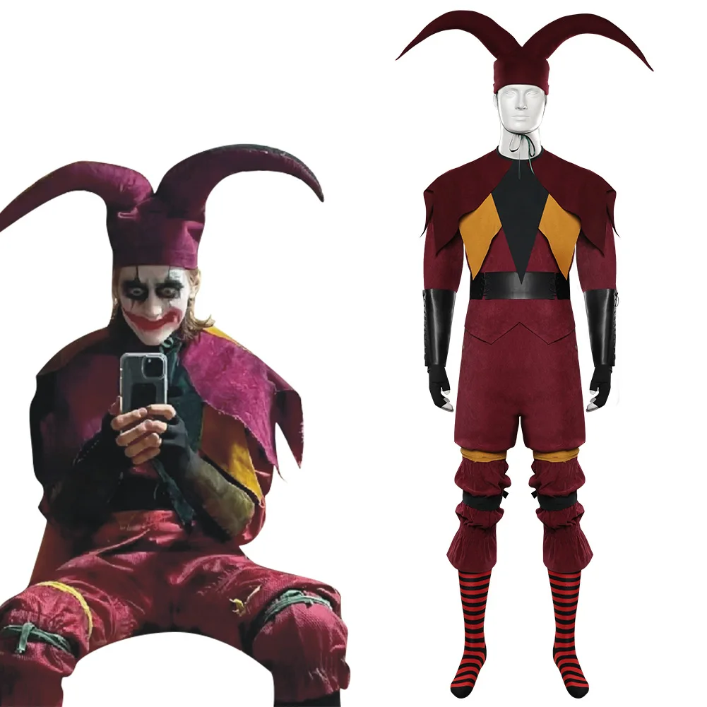 Wednesday Addams Xavier Thorpe Cosplay Costume Clown Hat Uniform Halloween Carnival Suit Man Male Role Play Outfits
Wednesday Addams Xavier Thorpe Cosplay Costume Clown Hat Uniform Halloween Carnival Suit Man Male Role Play Outfits