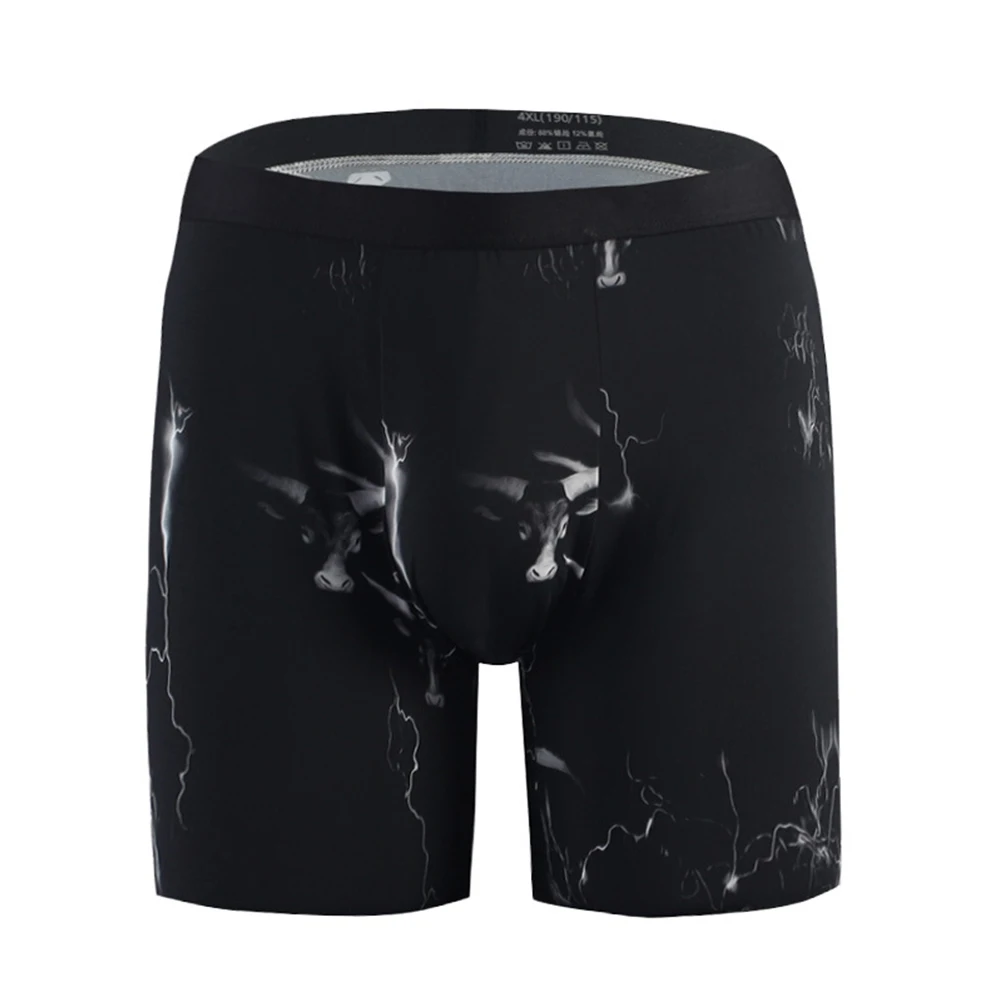 Ice Silk Long Legged Boxer Briefs for Men Breathable Underwear with Comfort Pouch for Sports and Everyday Wear
Ice Silk Long Legged Boxer Briefs for Men Breathable Underwear with Comfort Pouch for Sports and Everyday Wear
