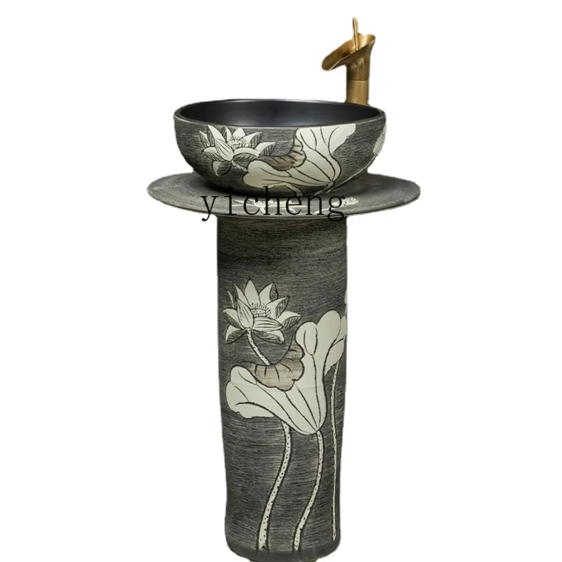 Xl Integrated Pedestal Wash Basin Ceramic Wash Basin Household Vertical Pedestal Basin Room Outdoor
Xl Integrated Pedestal Wash Basin Ceramic Wash Basin Household Vertical Pedestal Basin Room Outdoor