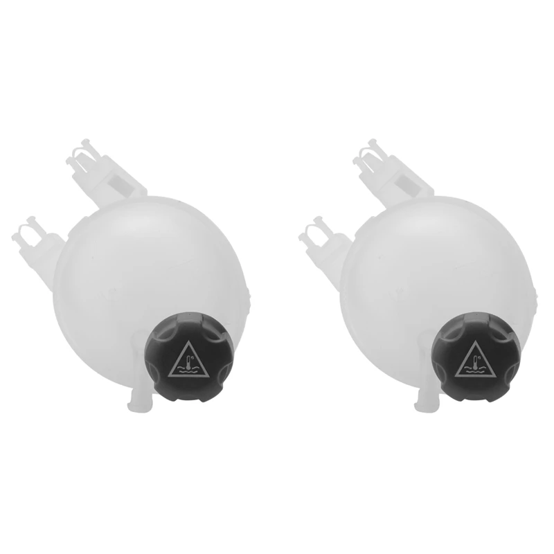 

2X 9800777280 Coolant Expansion Tank Bottle With Cap For Peugeot 207 208 2008 301 Vti Citroen C2 C3 C4 DS3