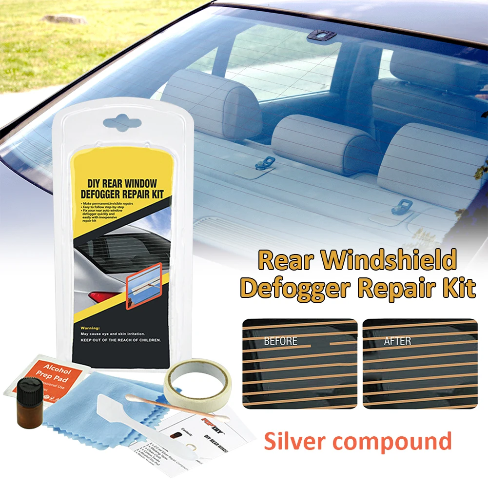 2022 New Car Rear Window Defogger Repair Kit DIY Quick Repair Scratched Broken Defroster Heater Grid Lines Auto Care Accessories
2022 New Car Rear Window Defogger Repair Kit DIY Quick Repair Scratched Broken Defroster Heater Grid Lines Auto Care Accessories