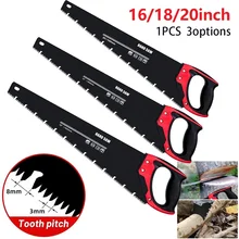 Steel Hand Saw 16/18/20 Inch Extra Long Blade HandSaw For Woodworking Cutting With Hard Teeth Folding Saw Handle Tool
Steel Hand Saw 16/18/20 Inch Extra Long Blade HandSaw For Woodworking Cutting With Hard Teeth Folding Saw Handle Tool