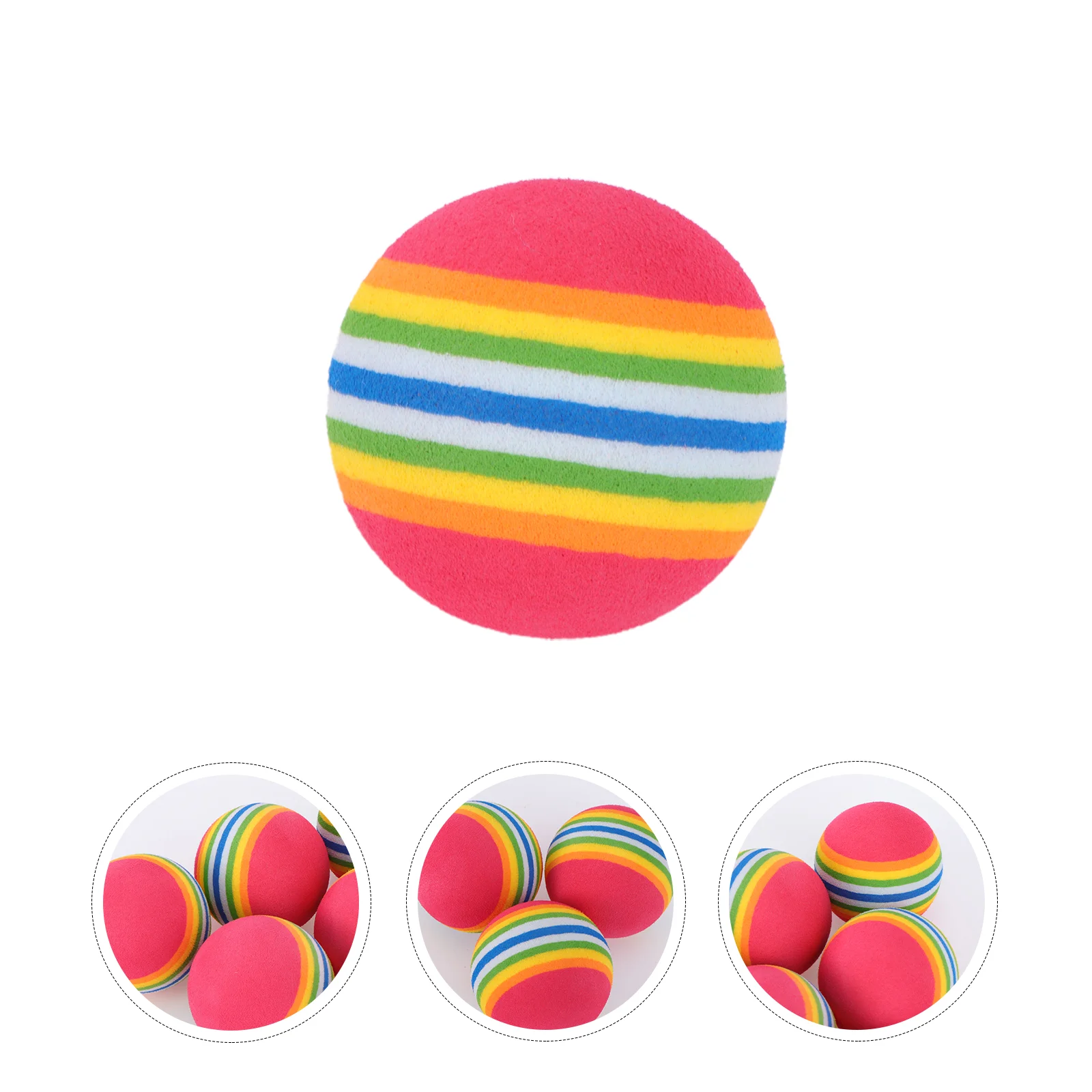 25pcs Rainbow Balls Practice Balls Training Fun Training Aids Play Gift for Golfer Athletes Kids 42mm Red
25pcs Rainbow Balls Practice Balls Training Fun Training Aids Play Gift for Golfer Athletes Kids 42mm Red