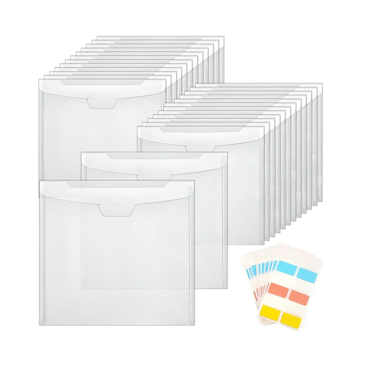 24PCS Scrapbook Paper Storage Organizer with Buckle Design Scrapbook Paper Storage with 60 PCS Sticky Index Tabs
24PCS Scrapbook Paper Storage Organizer with Buckle Design Scrapbook Paper Storage with 60 PCS Sticky Index Tabs