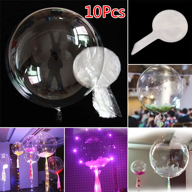 10Pcs 18/20inch Transparent Bobo Balloon Clear Bubble Balloon For Wedding Birthday Party Decoration Birthday Party
10Pcs 18/20inch Transparent Bobo Balloon Clear Bubble Balloon For Wedding Birthday Party Decoration Birthday Party