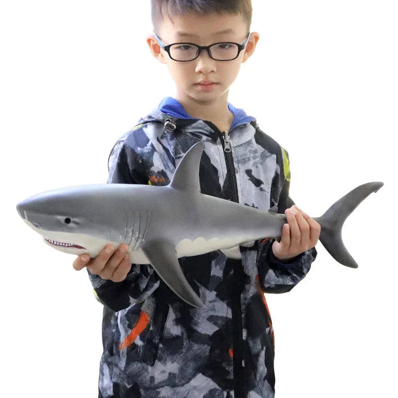 Large Size Sea Life Animals Soft Great White Shark Big Shark Action Figures Model Lifelike Educational Toys For Kids Gifts
Large Size Sea Life Animals Soft Great White Shark Big Shark Action Figures Model Lifelike Educational Toys For Kids Gifts