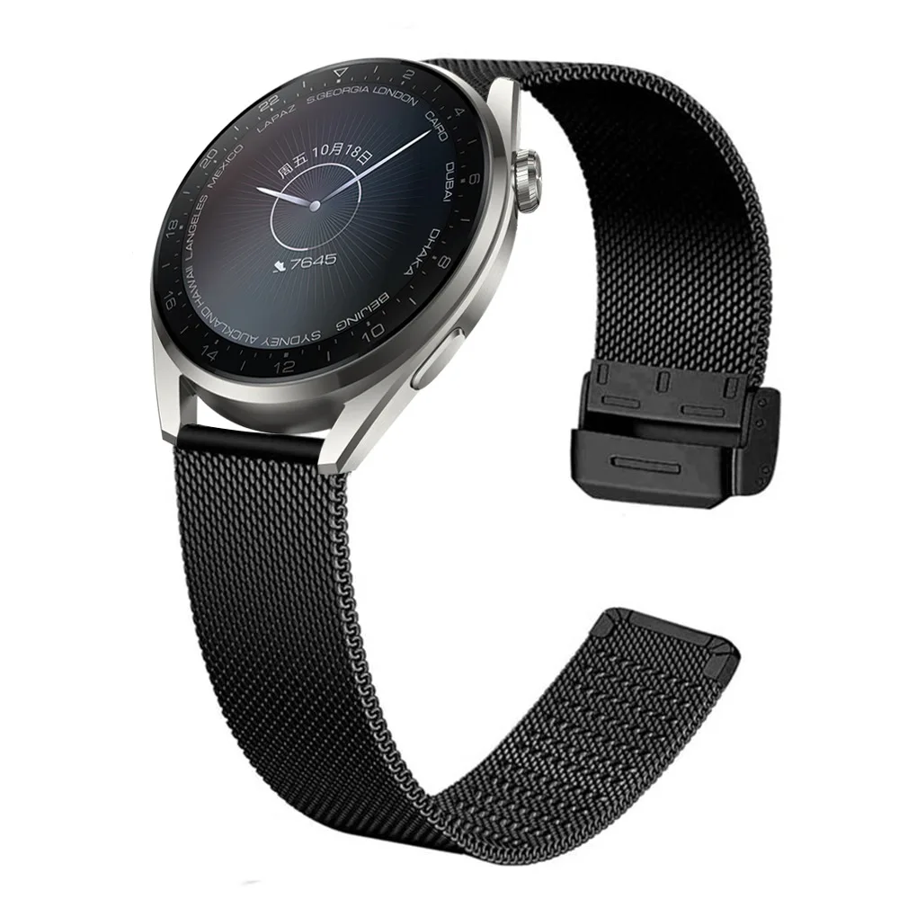 Ремешок из нержавеющей стали для Samsung Galaxy Watch Active, браслет-петля для Huawei GT 2 2e pro, 20 мм 22 мм, 2/3 45 мм/46 мм/42 мм Gear S3
Ремешок из нержавеющей стали для Samsung Galaxy Watch Active, браслет-петля для Huawei GT 2 2e pro, 20 мм 22 мм, 2/3 45 мм/46 мм/42 мм Gear S3