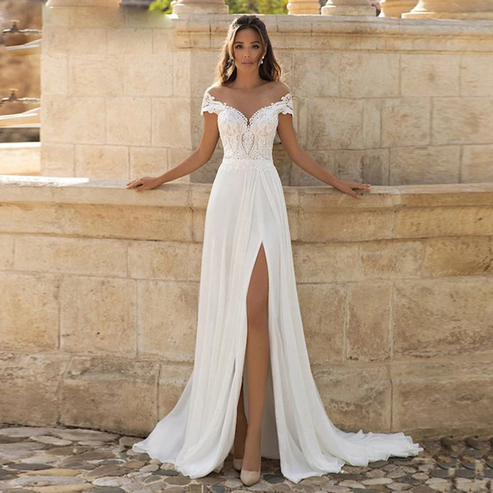 Wedding Dress Customized A-line V-neck Backless Trailing Wedding Dress for Wedding Party Vacation Banquet Evening dresses
Wedding Dress Customized A-line V-neck Backless Trailing Wedding Dress for Wedding Party Vacation Banquet Evening dresses