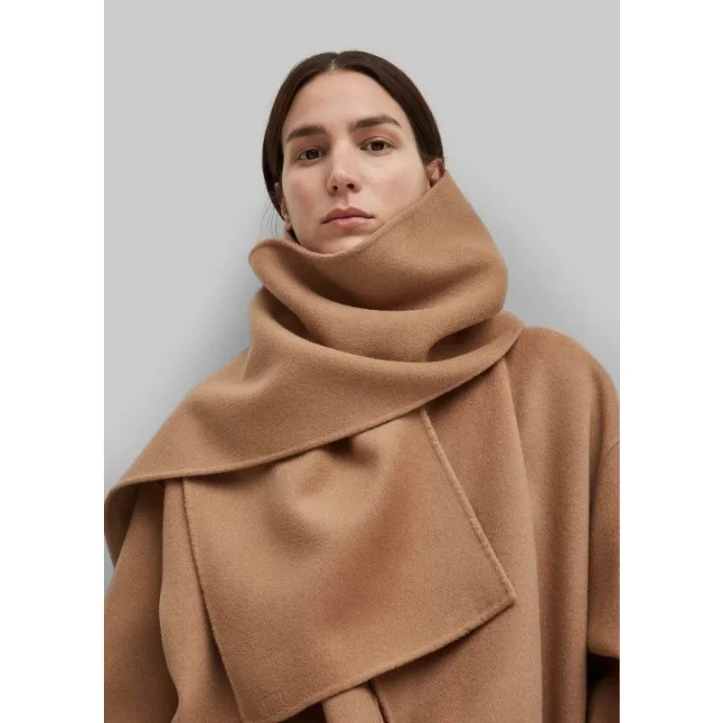 

TT SimonE Women Fashion Cashmere Wool Solid Color Long Winter Season Scarf