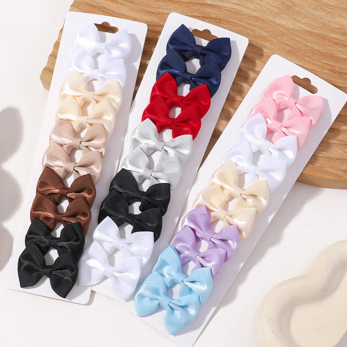 10pcs/set Grosgrain Ribbon Solid Color Bowknot Hairpin for Girls Handmade Bows Hair Clips Baby Kids Toddler Hair Accessories
10pcs/set Grosgrain Ribbon Solid Color Bowknot Hairpin for Girls Handmade Bows Hair Clips Baby Kids Toddler Hair Accessories