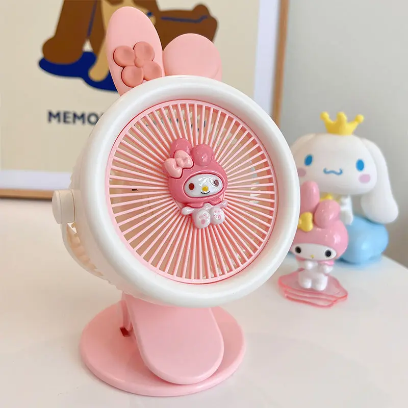 Cartoon Cute Clip Fan Kuromi My Melody Sanrioed Kawaii Anime Cinnamoroll Lighting Desktop Charging Small Fan Gift for Kids
Cartoon Cute Clip Fan Kuromi My Melody Sanrioed Kawaii Anime Cinnamoroll Lighting Desktop Charging Small Fan Gift for Kids