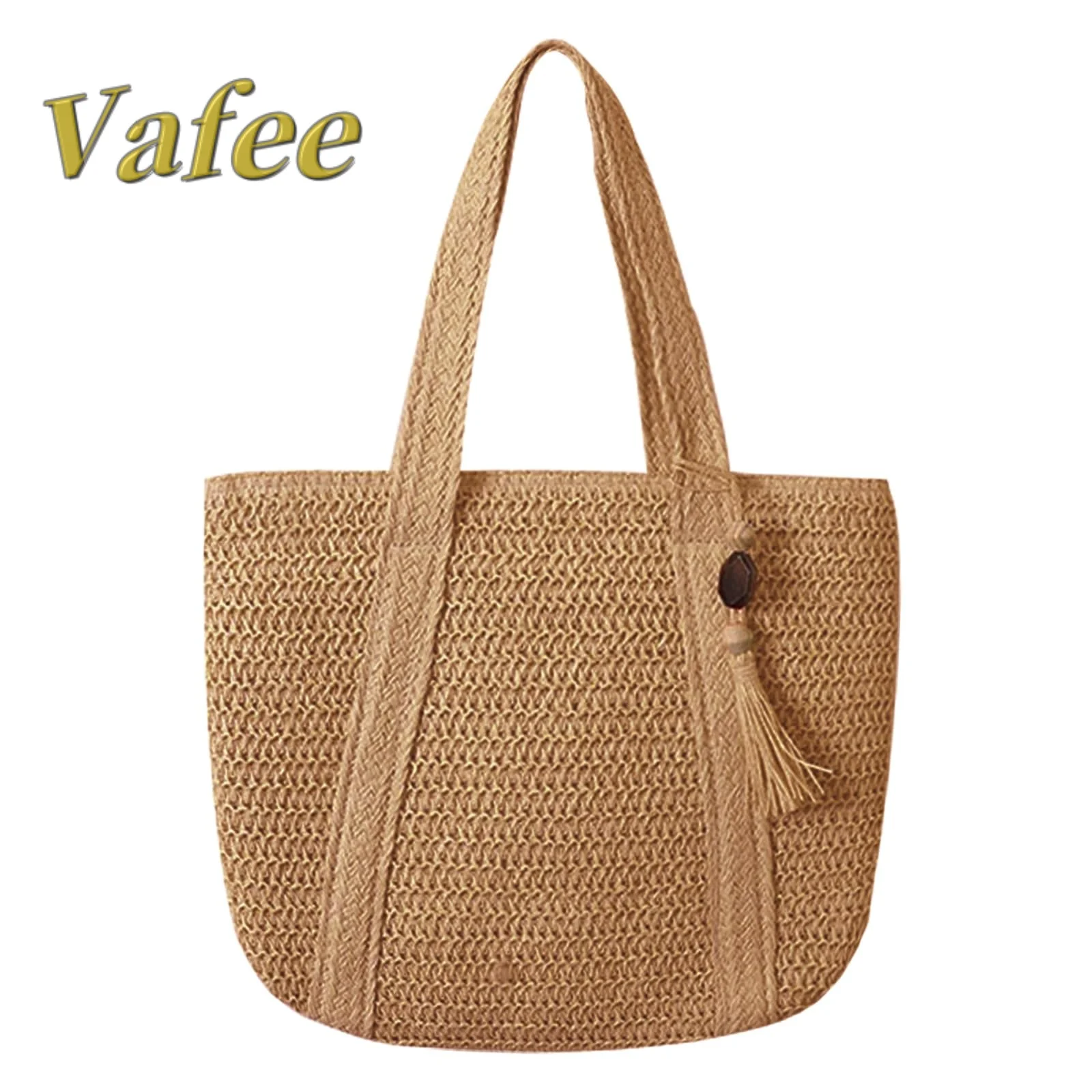 

Straw Beach Tote Bag for Women Woven Large Beach Bag Beach Purse Vacation Hand-Woven Summer Beach Bag Rattan bag